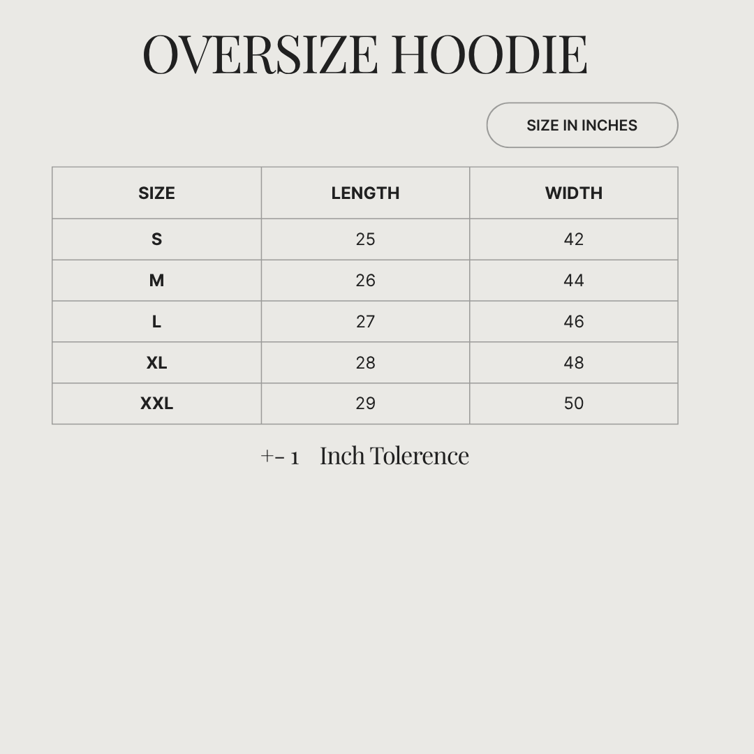 Rock White Oversize Hoodie - Image 2