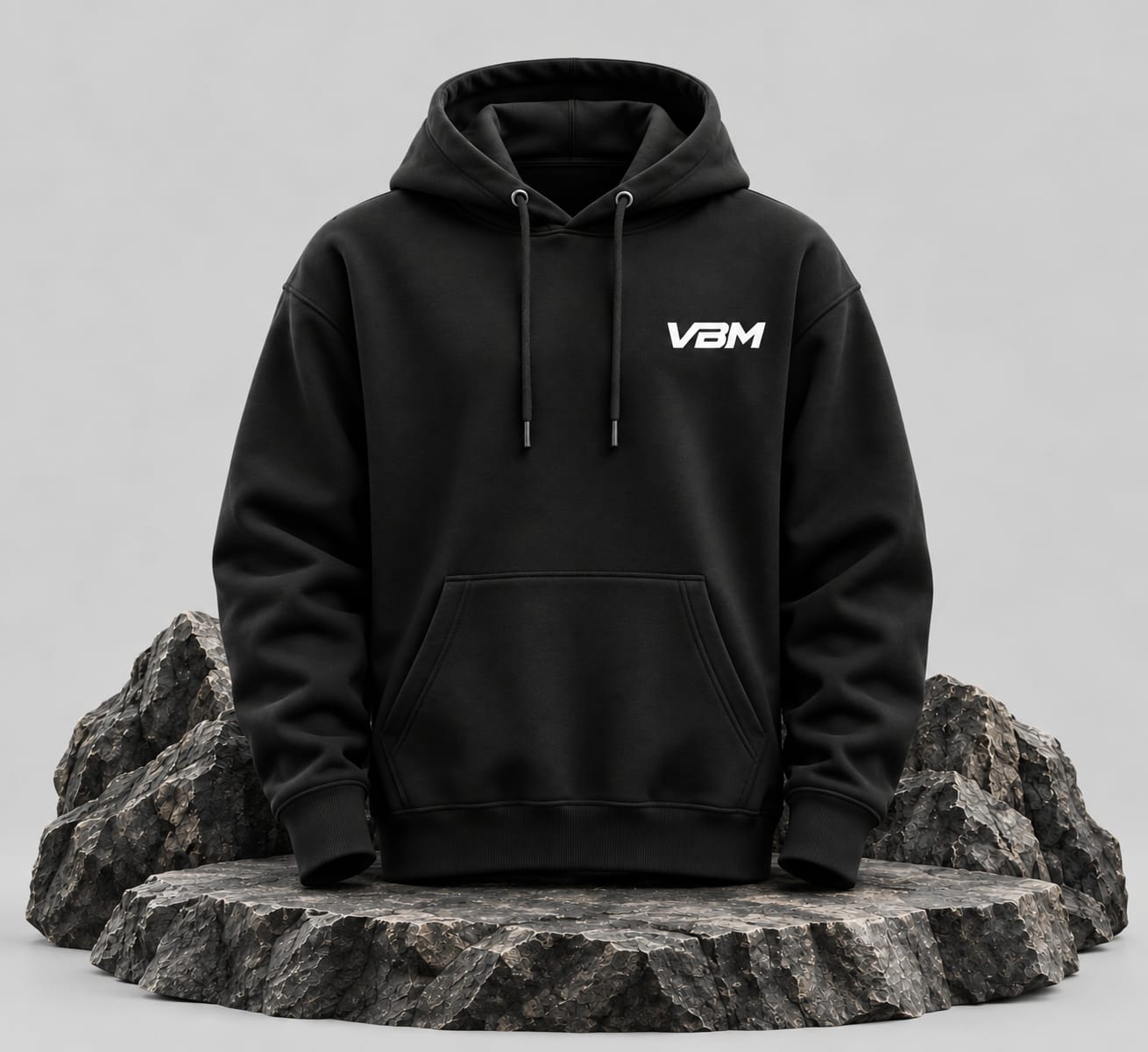 Rock Black Oversize Hoodie