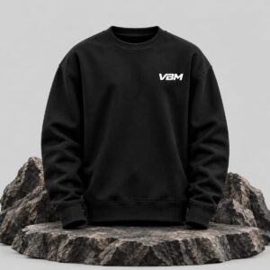 Rock Black Oversize Sweatshirt