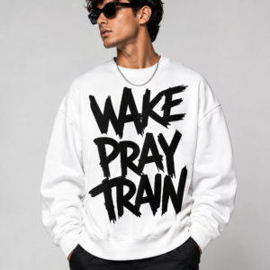 Wake Pray Oversize Sweatshirt